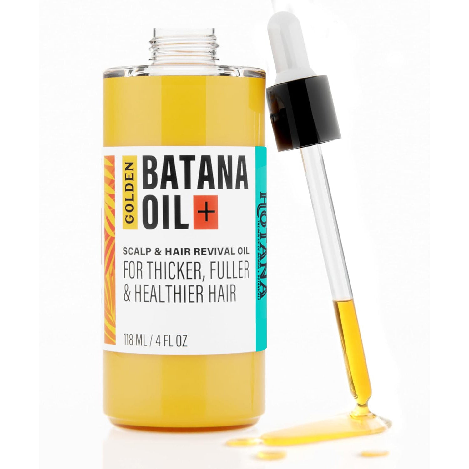 Golden Batana Oil + Scalp & Hair Revival Oil 4 oz-0