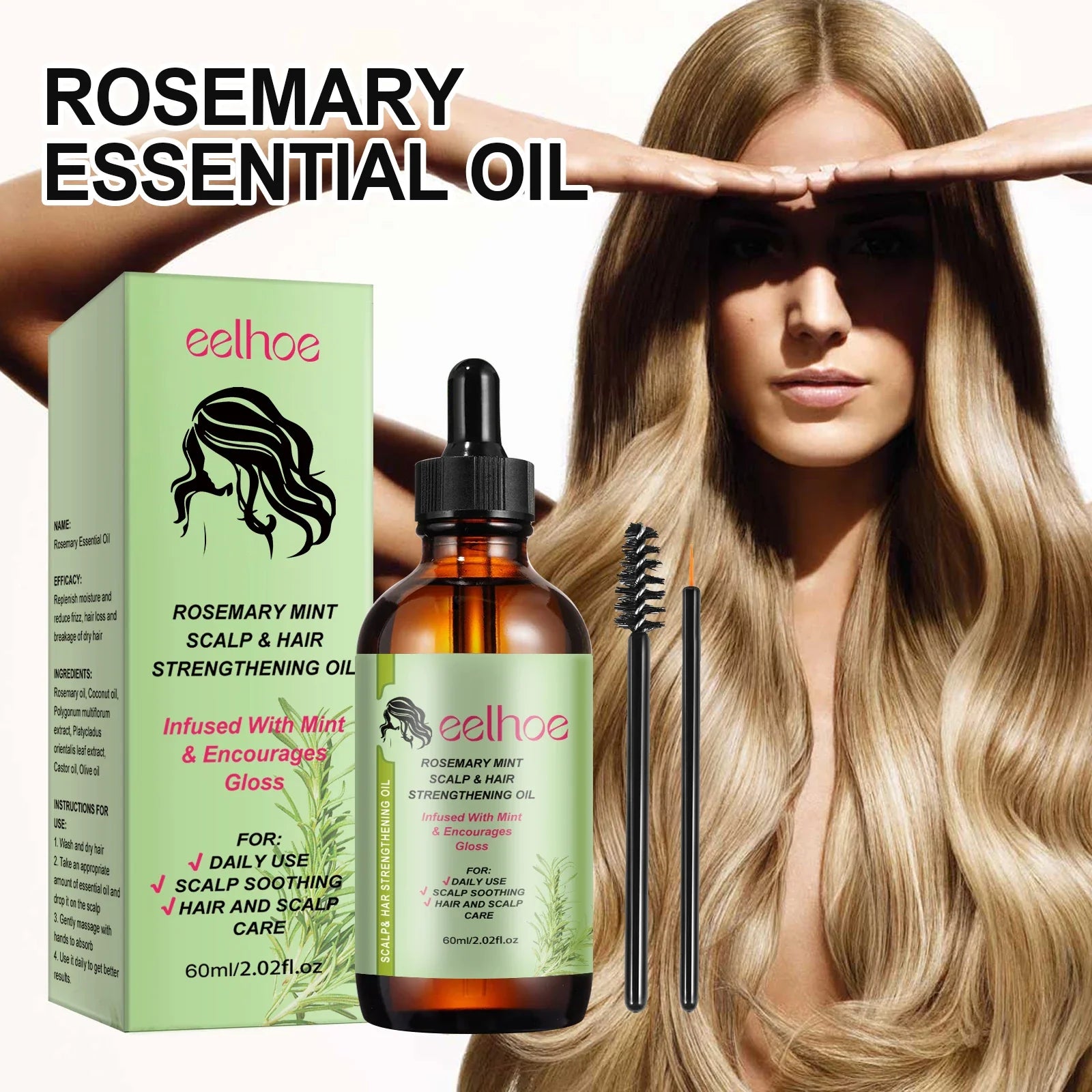 Rosemary Hair Growth Oil & Brush-4