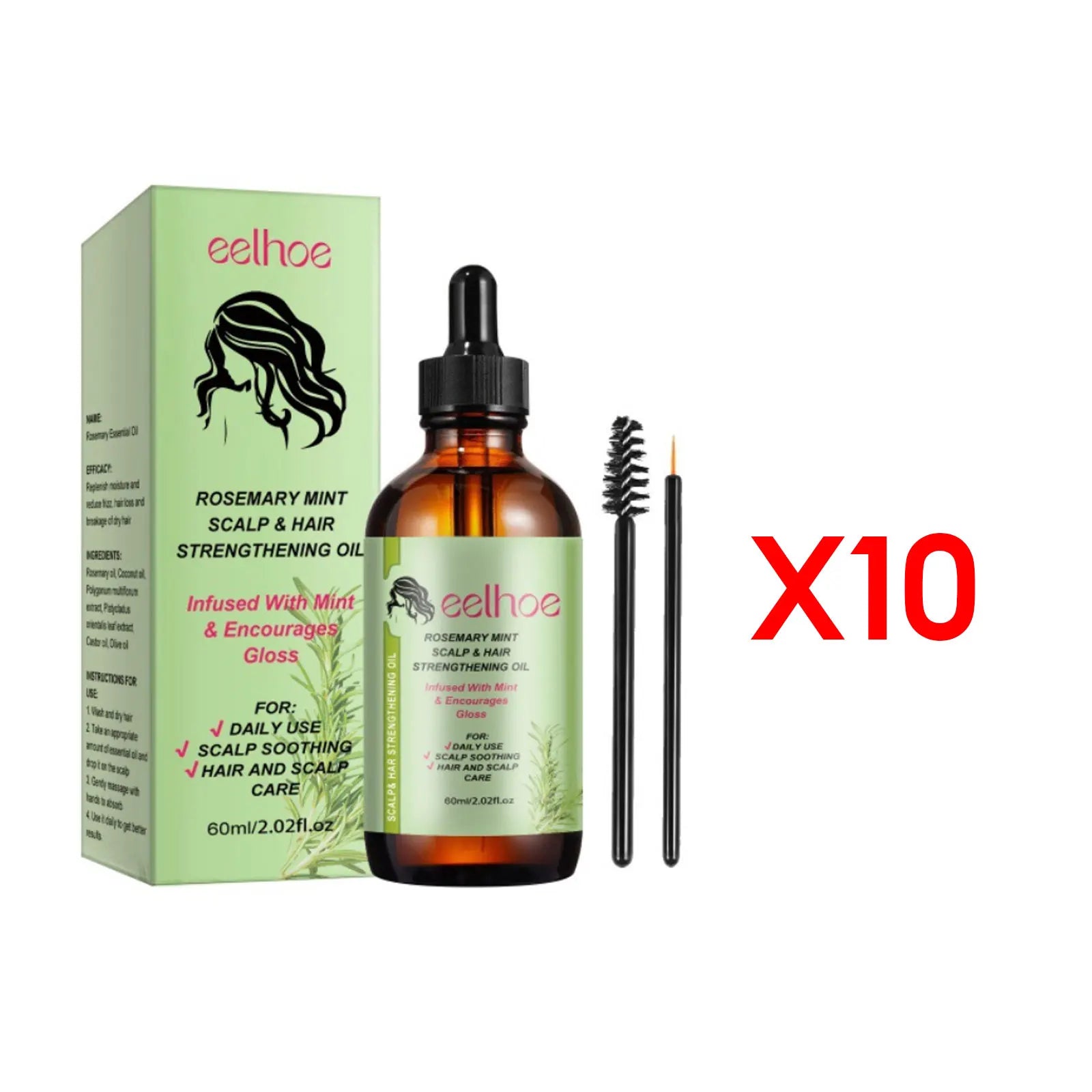 Rosemary Hair Growth Oil & Brush-5
